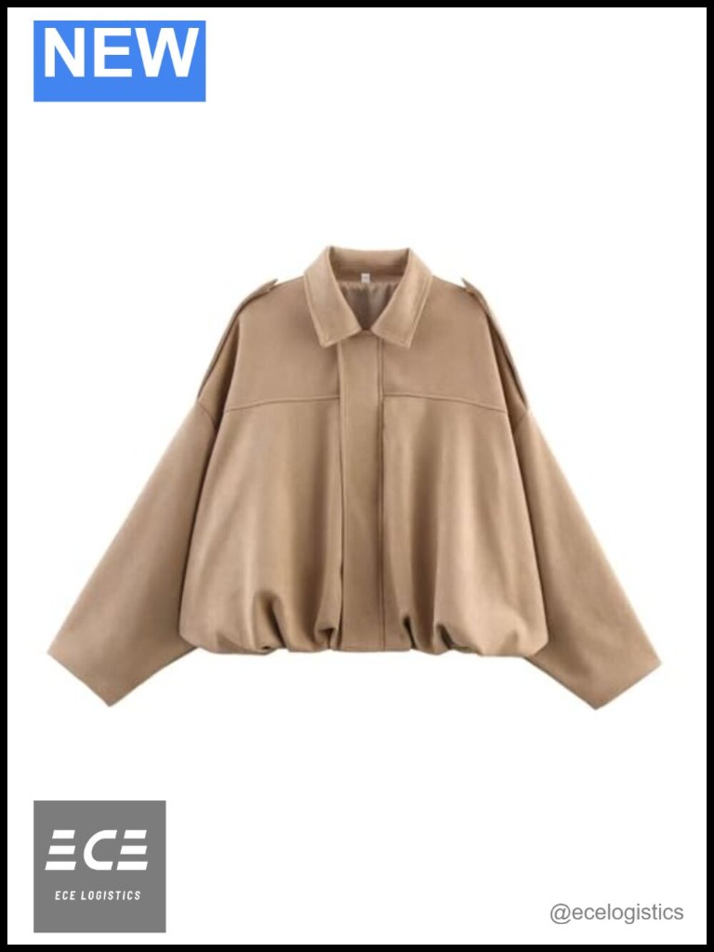 Faux Suede Bomber Jacket Women's Zip Up Crop Streetwear Casual Coat